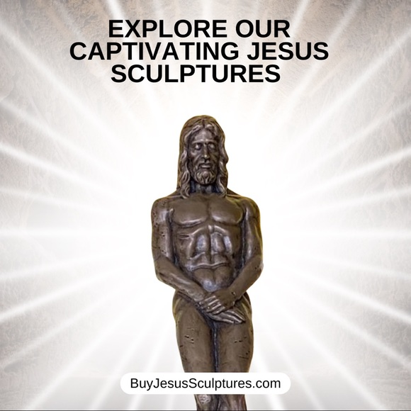 12 inch Jesus sculpture in Bonded Bronze !